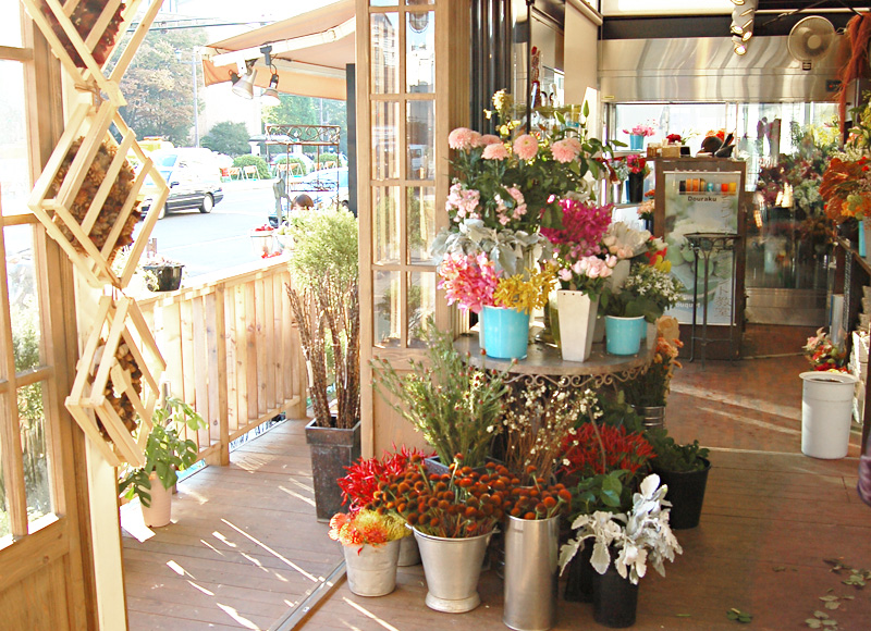 Flower Shop hanadouraku施工例